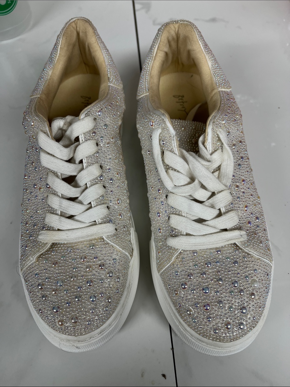 betsey  Johnson bling sneakers